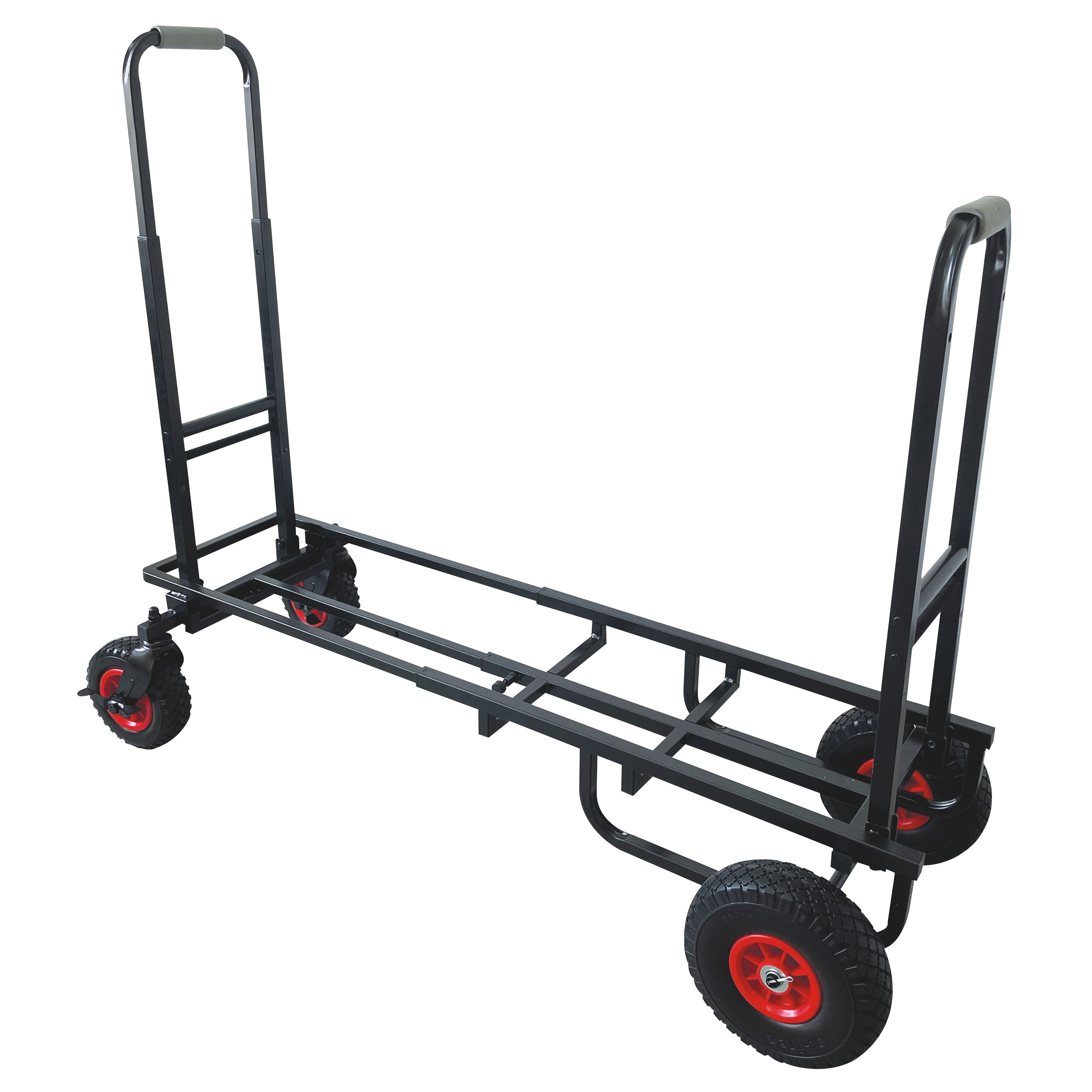 ROLL & RUN Folding 8-in-1 Multi-Cart Rolling Utility Dolly Height Adjustable Rolling Hand Truck