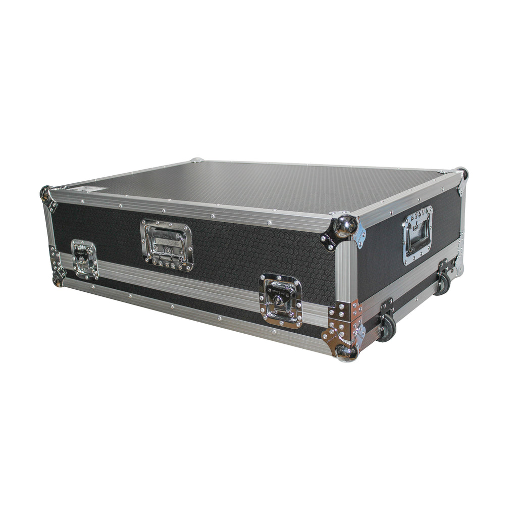 ATA Digital Audio Mixer Flight Case for Allen & Heath QU-32 Console with Low Profile Wheels