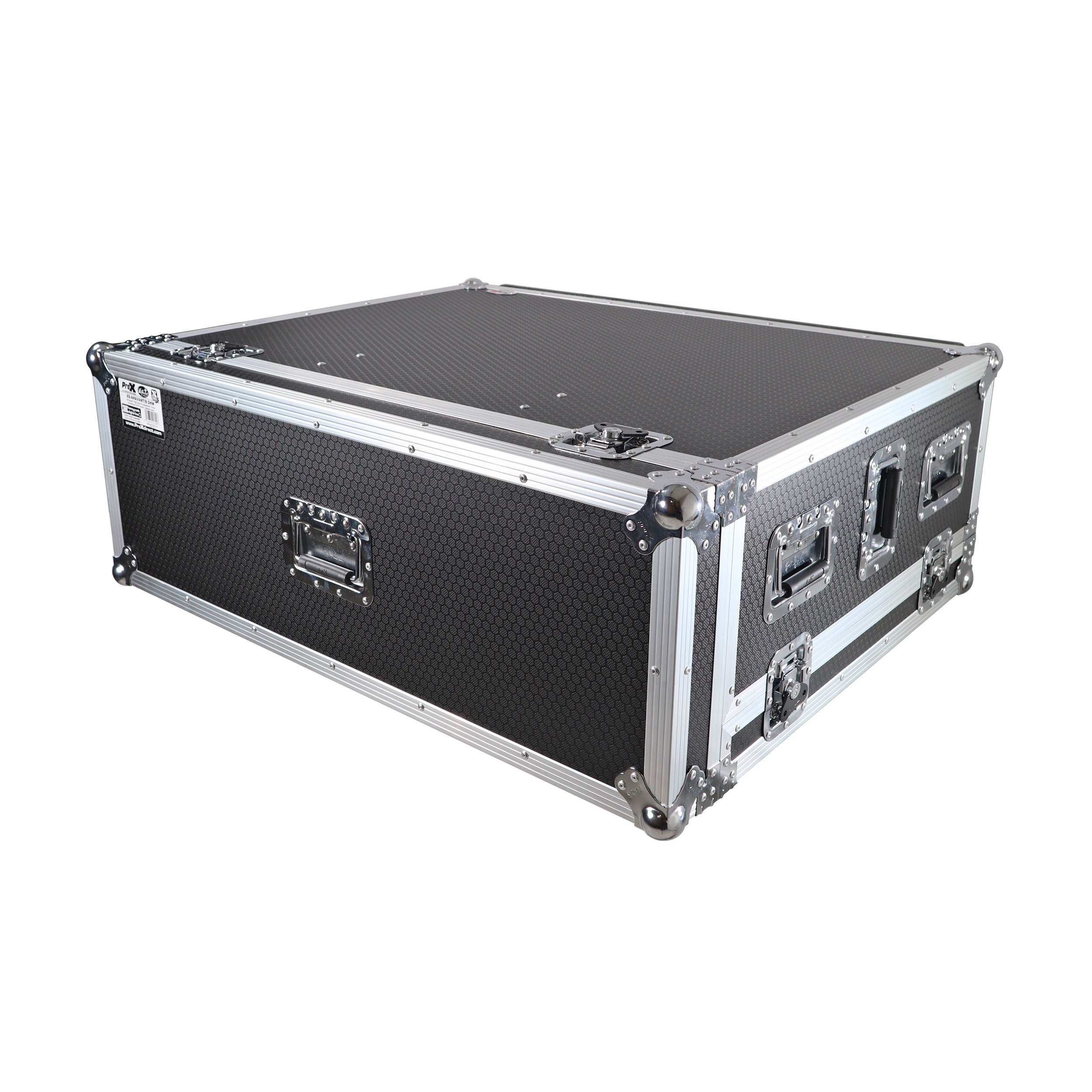 ATA Digital Audio Mixer Flight Case for Soundcraft SI Impact Console with Doghouse compartment and Caster wheels