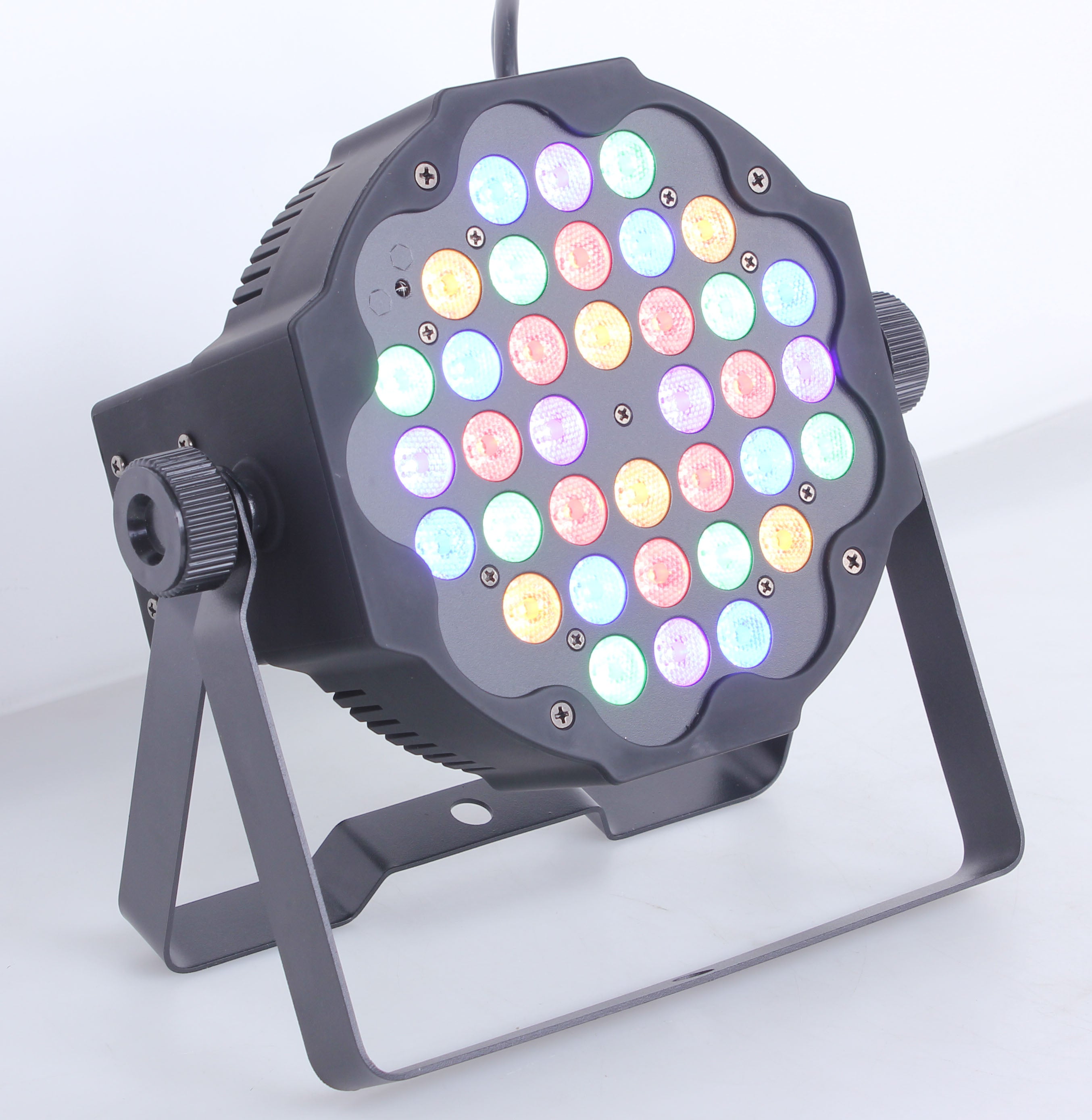 Fusion RGBWA Par 36x 1W LED Slim Par Black Housing
