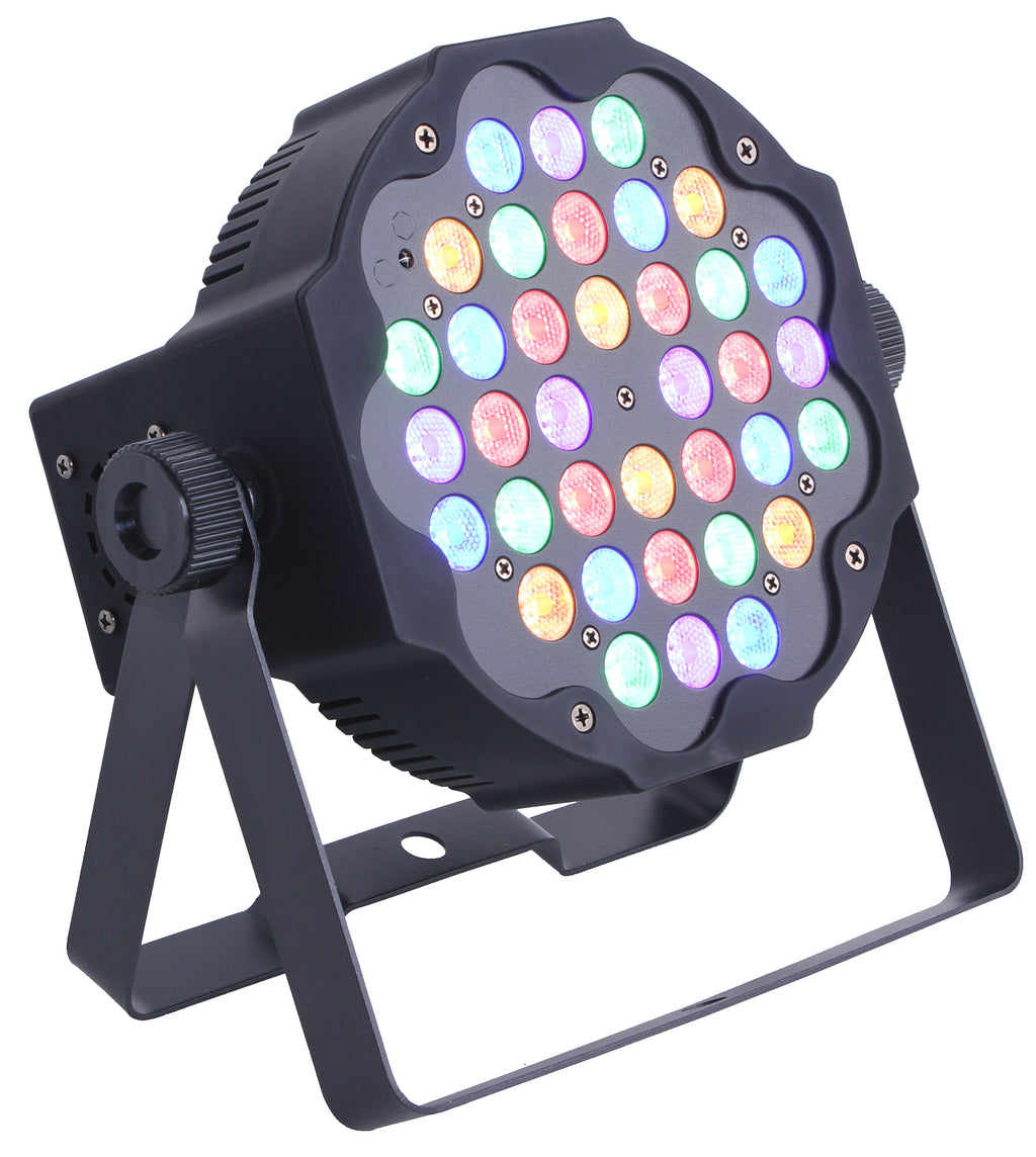 Fusion RGBWA Par 36x 1W LED Slim Par Black Housing