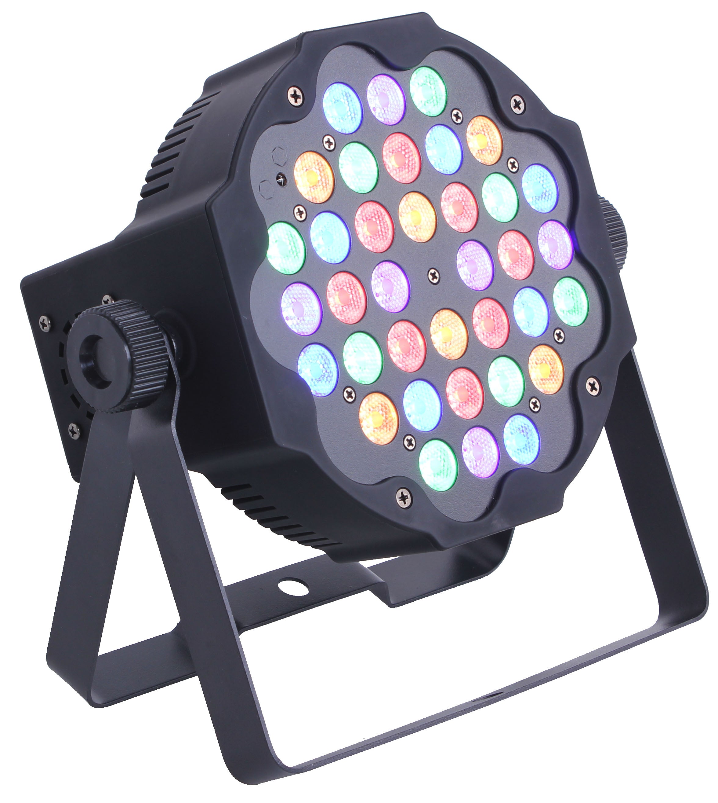 Fusion RGBWA Par 36x 1W LED Slim Par Black Housing