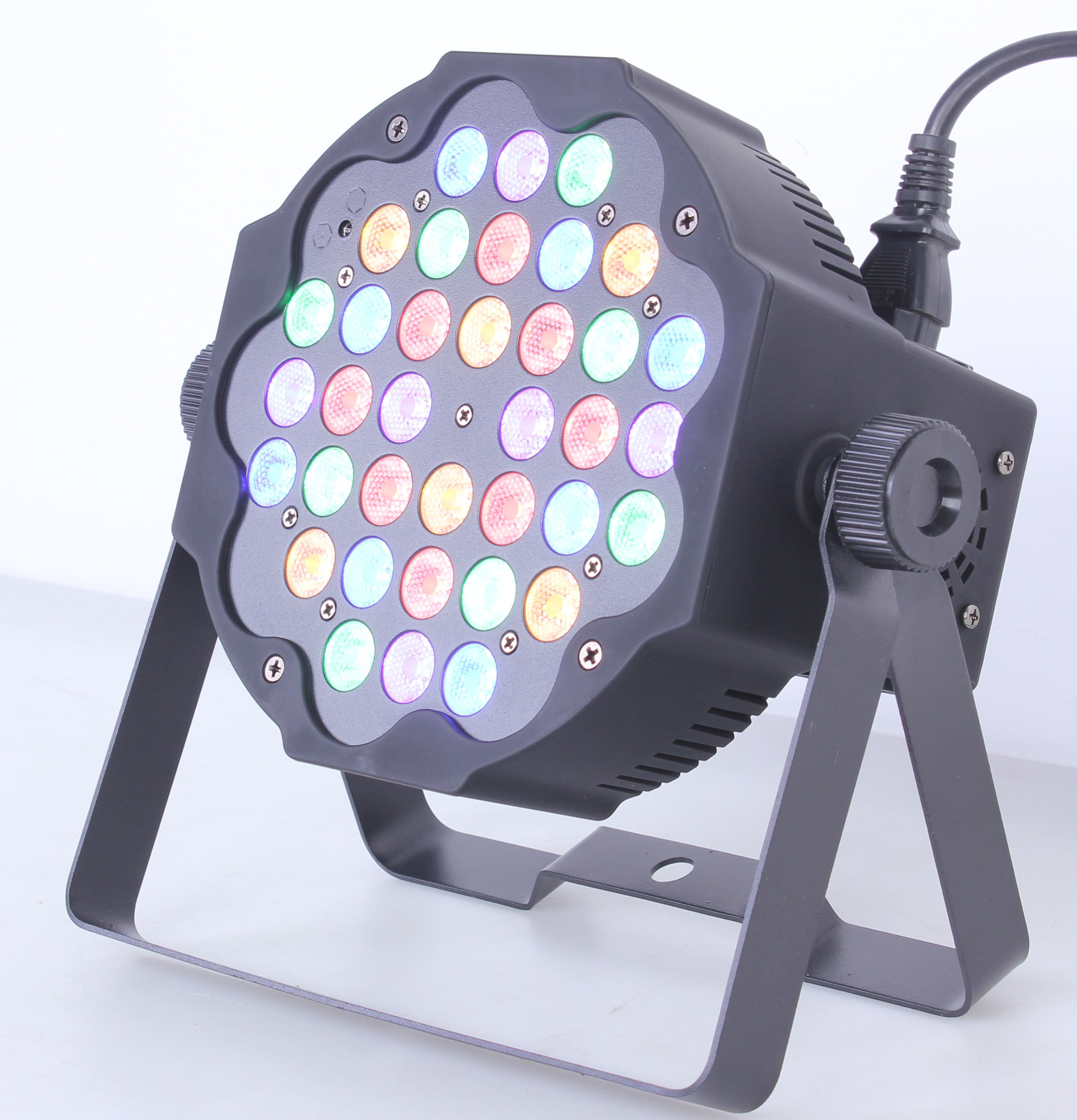 Fusion RGBWA Par 36x 1W LED Slim Par Black Housing