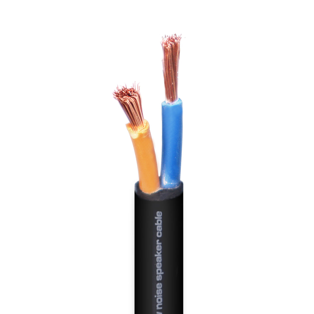 100 Ft. 12 Gauge AWG 2 Conductor Audio Speaker Wire Cable 100 Feet Copper Black Finish