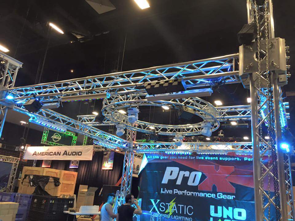 9.84 FT 3m Circular F34 Square Box Truss 4 Segments