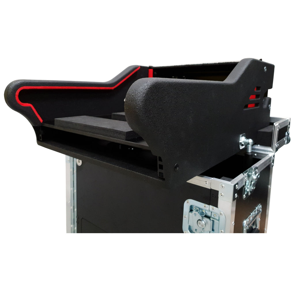 MIDAS M32R Flip-Ready Hydraulic Console Easy Retracting Lifting 1U Rack Space Case by ZCASE
