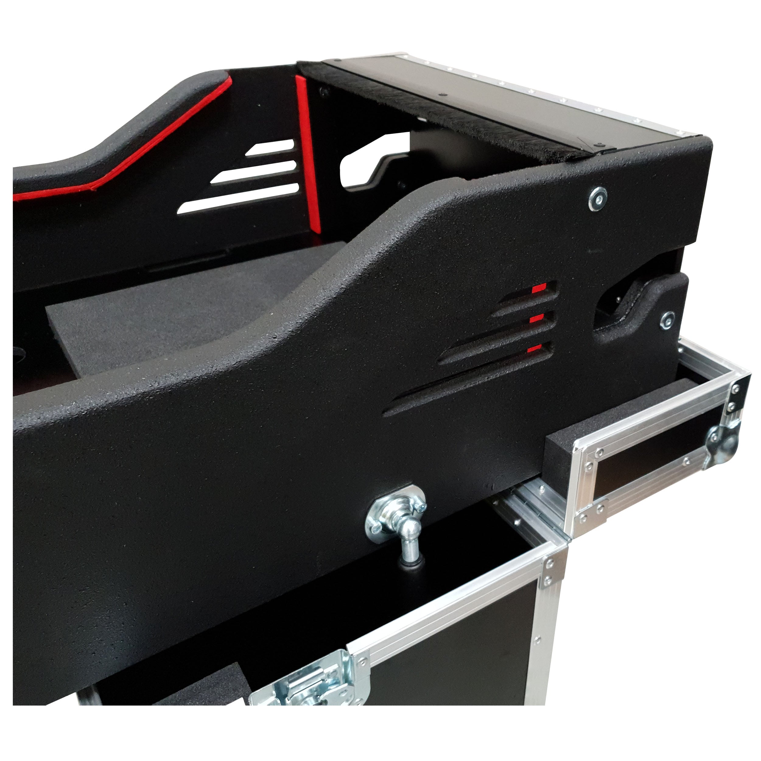MIDAS M32R Flip-Ready Hydraulic Console Easy Retracting Lifting 1U Rack Space Case by ZCASE