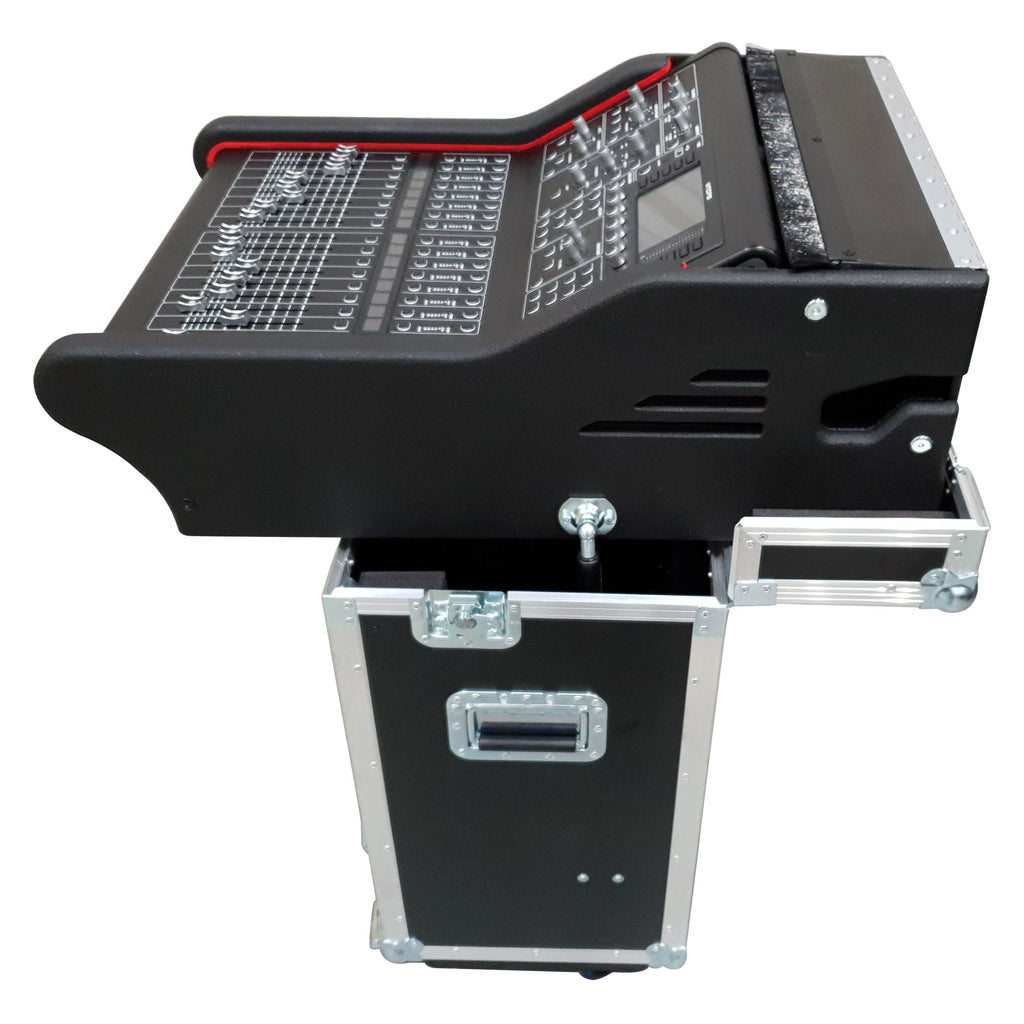 MIDAS M32R Flip-Ready Hydraulic Console Easy Retracting Lifting 1U Rack Space Case by ZCASE