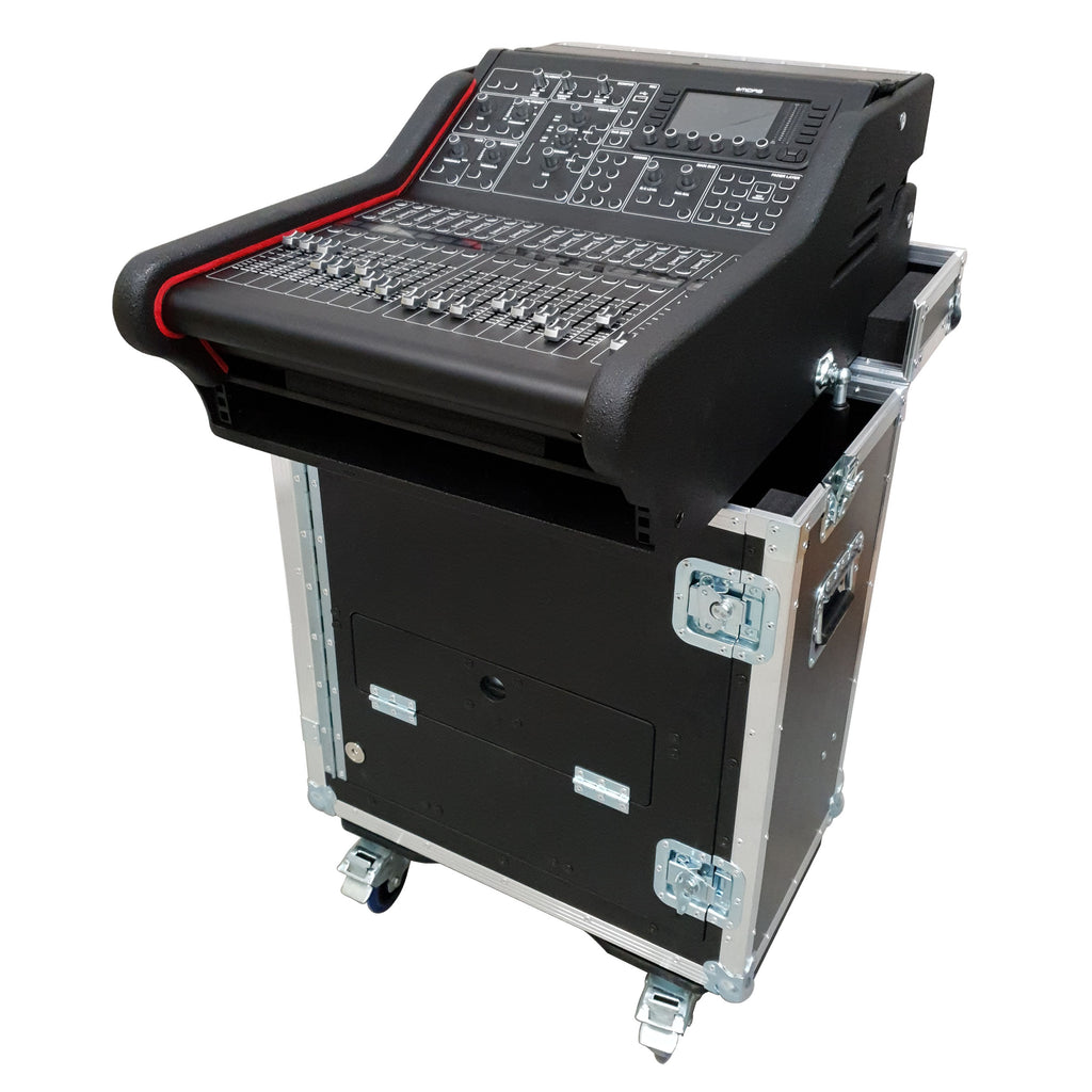 MIDAS M32R Flip-Ready Hydraulic Console Easy Retracting Lifting 1U Rack Space Case by ZCASE