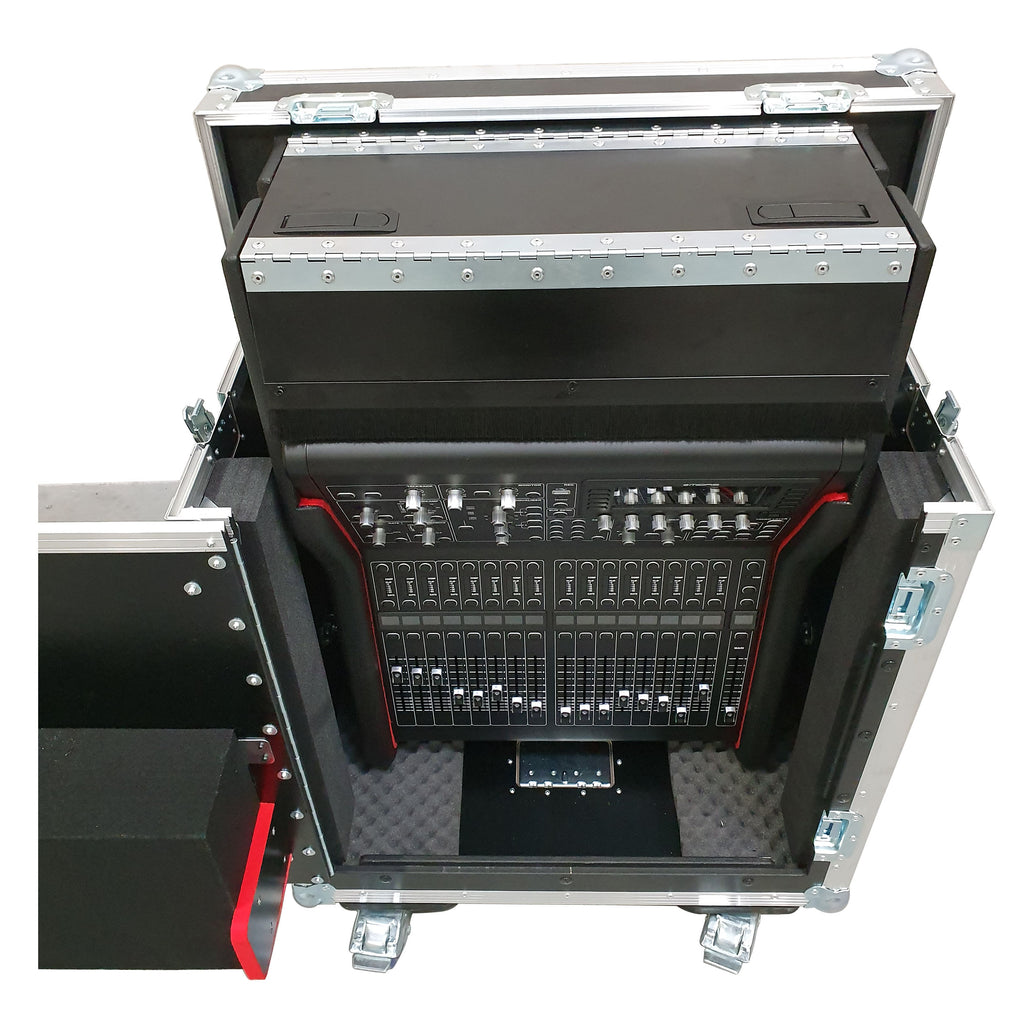 MIDAS M32R Flip-Ready Hydraulic Console Easy Retracting Lifting 1U Rack Space Case by ZCASE