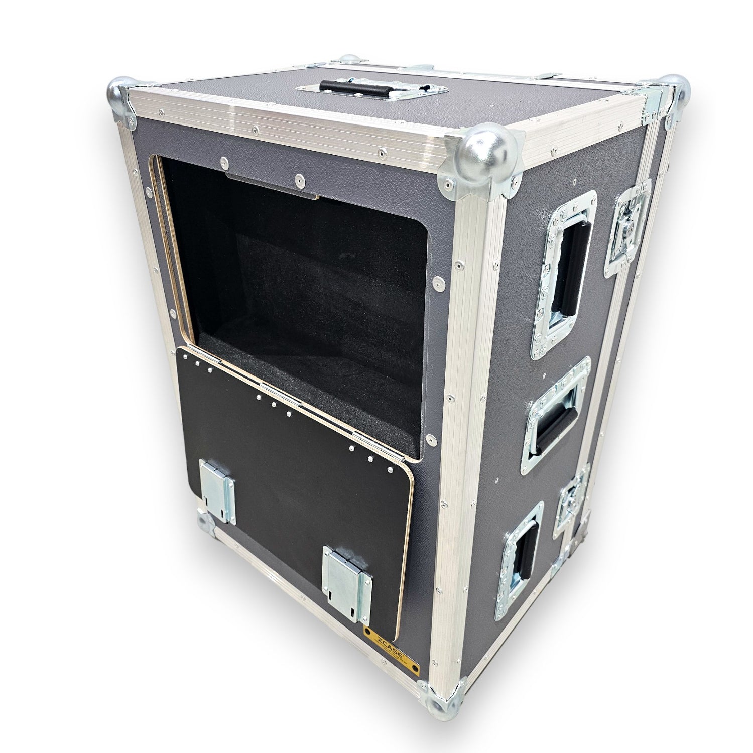 ATA Flight Case for Digital Audio Mixer Yamaha DM7C Compact with Corner Wheels, DogHouse and Telescopic Handle