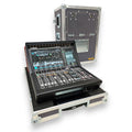 ATA Flight Case for Digital Audio Mixer Yamaha DM7C Compact with Corner Wheels, DogHouse and Telescopic Handle