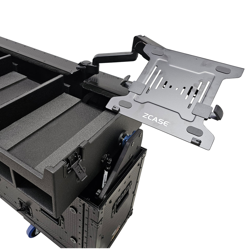 Flip-Ready Easy Retracting Hydraulic Lift Case for 4x Pioneer CDJ-3000 and DJM-V10 or A9 System