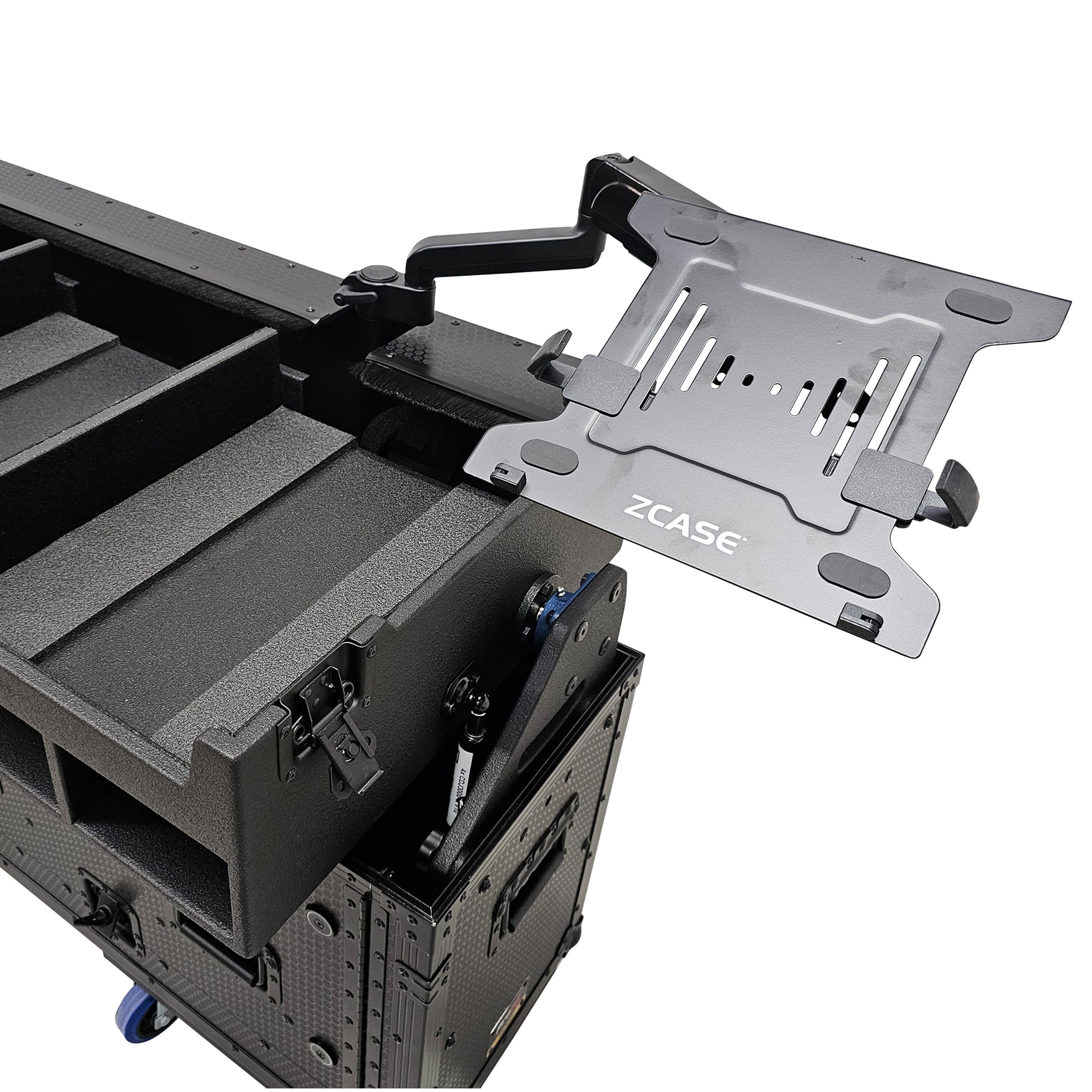 Flip-Ready Easy Retracting Hydraulic Lift Case for 4x Pioneer CDJ-3000 and DJM-V10 or A9 System