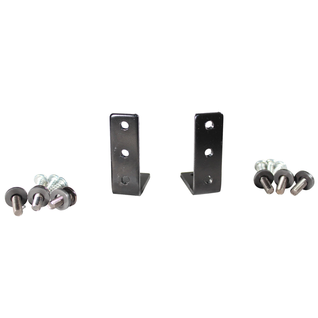 1U One Unit Rack Rails L Shape Bracket for DJ Controller Flight Cases