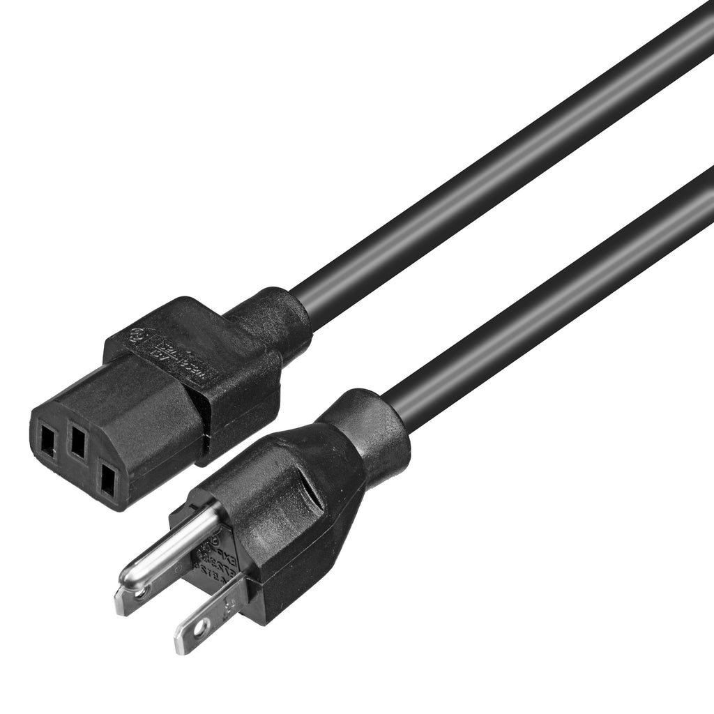 50PCS 6 Ft. Power Cord NEMA 5-15P to NEMA 3-Prong 5-15R 14AWG Shielded Power Cable