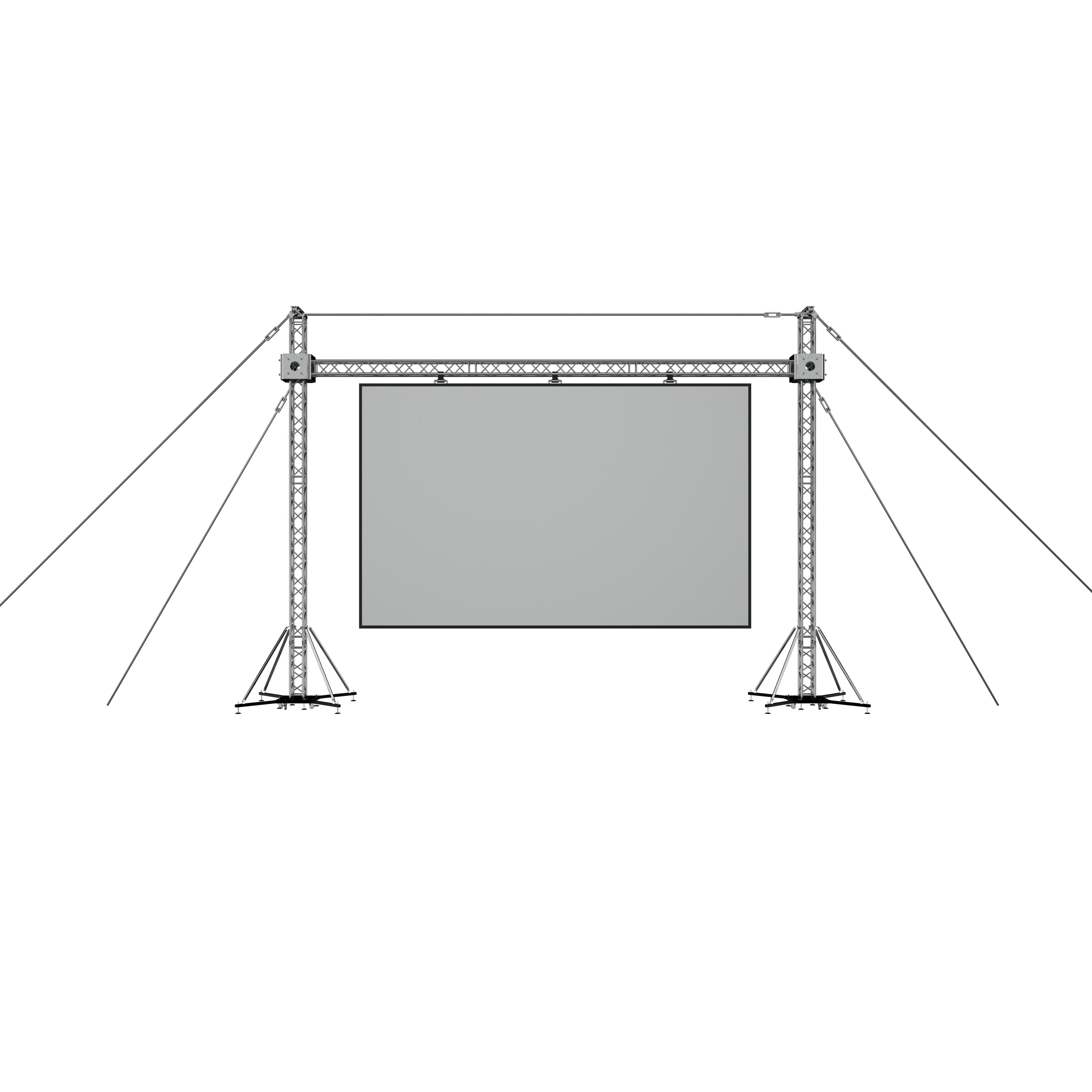 LED Screen Display Panel Video Fly Wall Truss Ground Support System 30'W x 23'H with Hoist