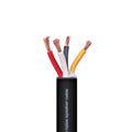 2PCS 100 Ft. 12 Gauge AWG 4 Conductor Audio Speaker Wire Cable 100 Feet Copper Black Finish