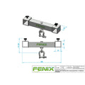 2PCS T-Bar fits Fenix AT06 or AT04 Line Arrays Systems - Black