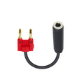 6" Adapter Banana Red to 1/4" TS-F High Performance Speaker Cable