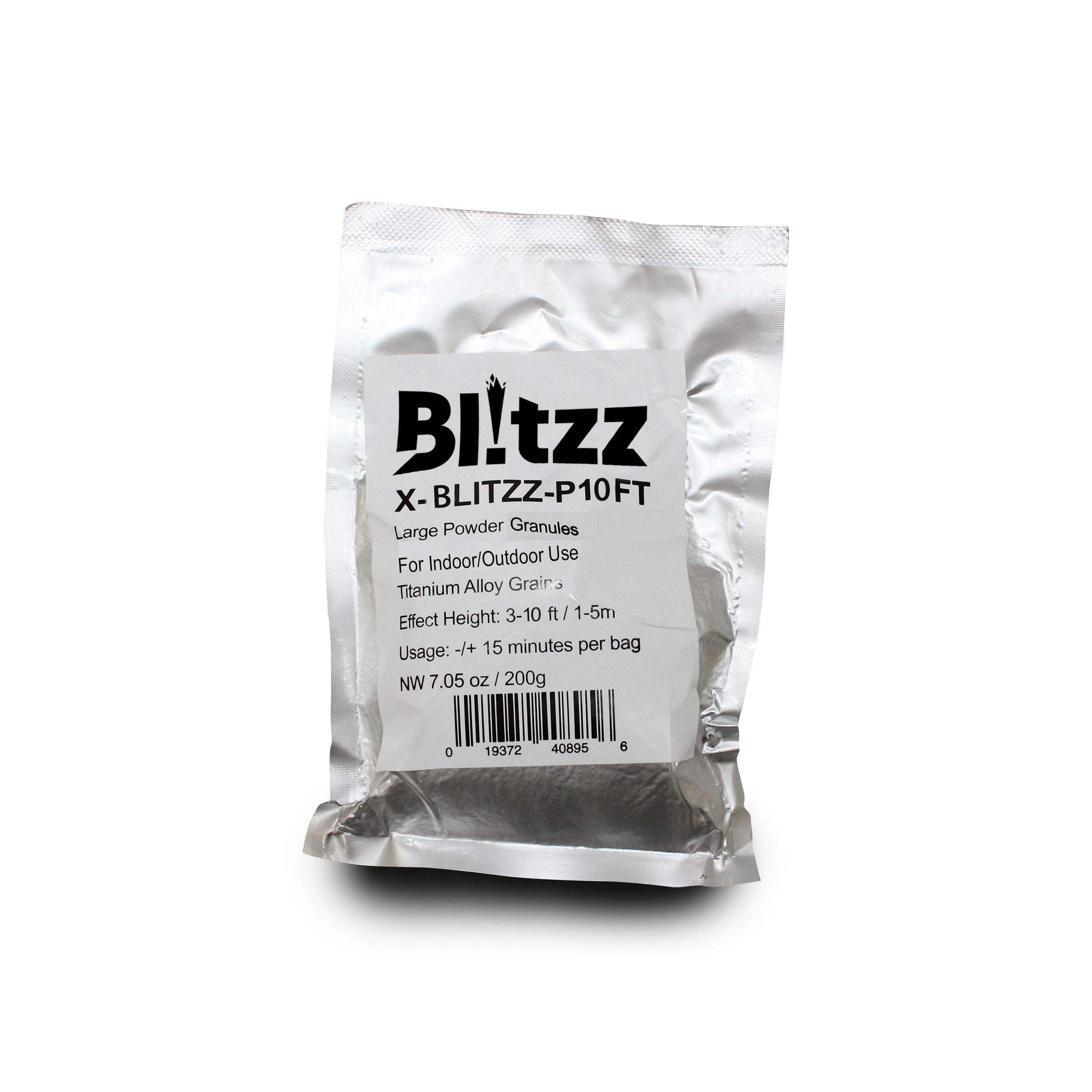 20PCS Blitzz Large Powder Cold Spark Effect Granules for Indoor or Outdoor Use Titanium Alloy Grains Effect Height: 3-10ft 1-3m