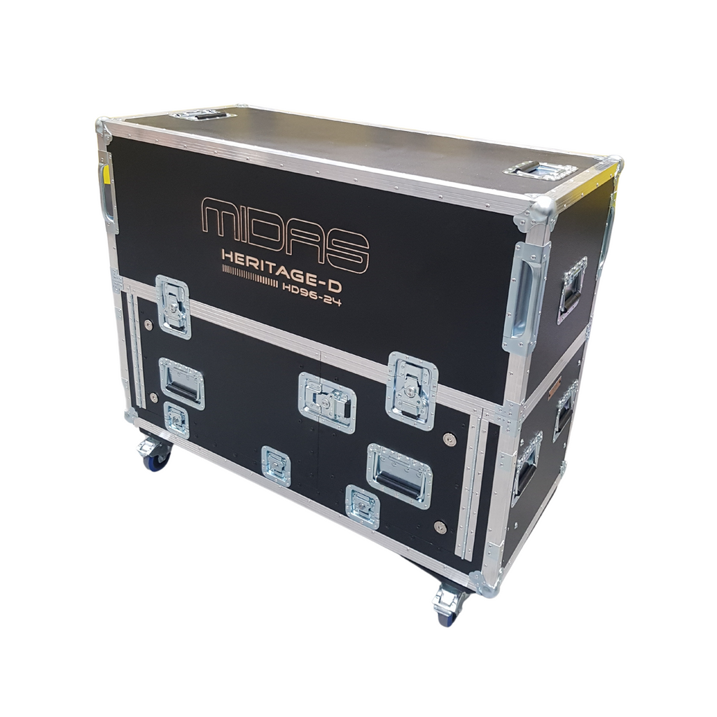 MIDAS Heritage D Flip-Ready Hydraulic Console Easy Retracting Lifting 2U Rack Space Detachable Case by ZCASE HD96-24