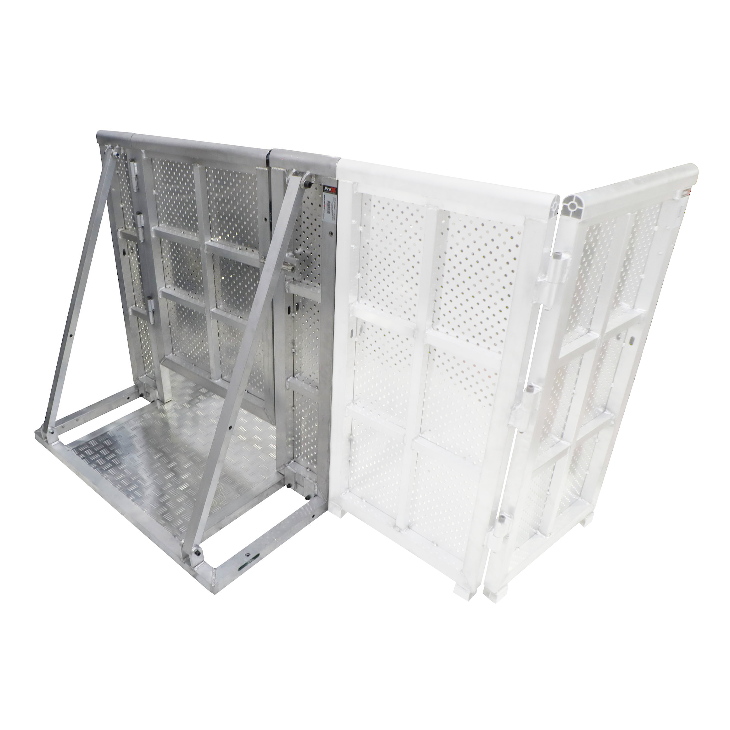 4FT Heavy-duty Aluminum Ventilated Crowd Barrier Door and Base