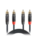 50PCS 5' Ft. High Performance RCA Male to RCA Male Balanced Audio Cable