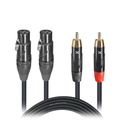 10pcs XC-DRXF05 5' Ft High Performance Dual Cable RCA Male to Dual XLR Female Cable