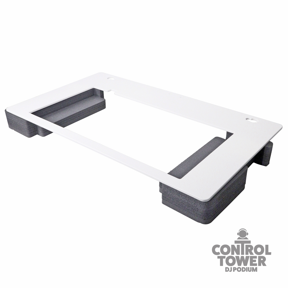 Replacement for DDJ1000 SRT Top Face Plate for Control Tower DJ Podium White Finish