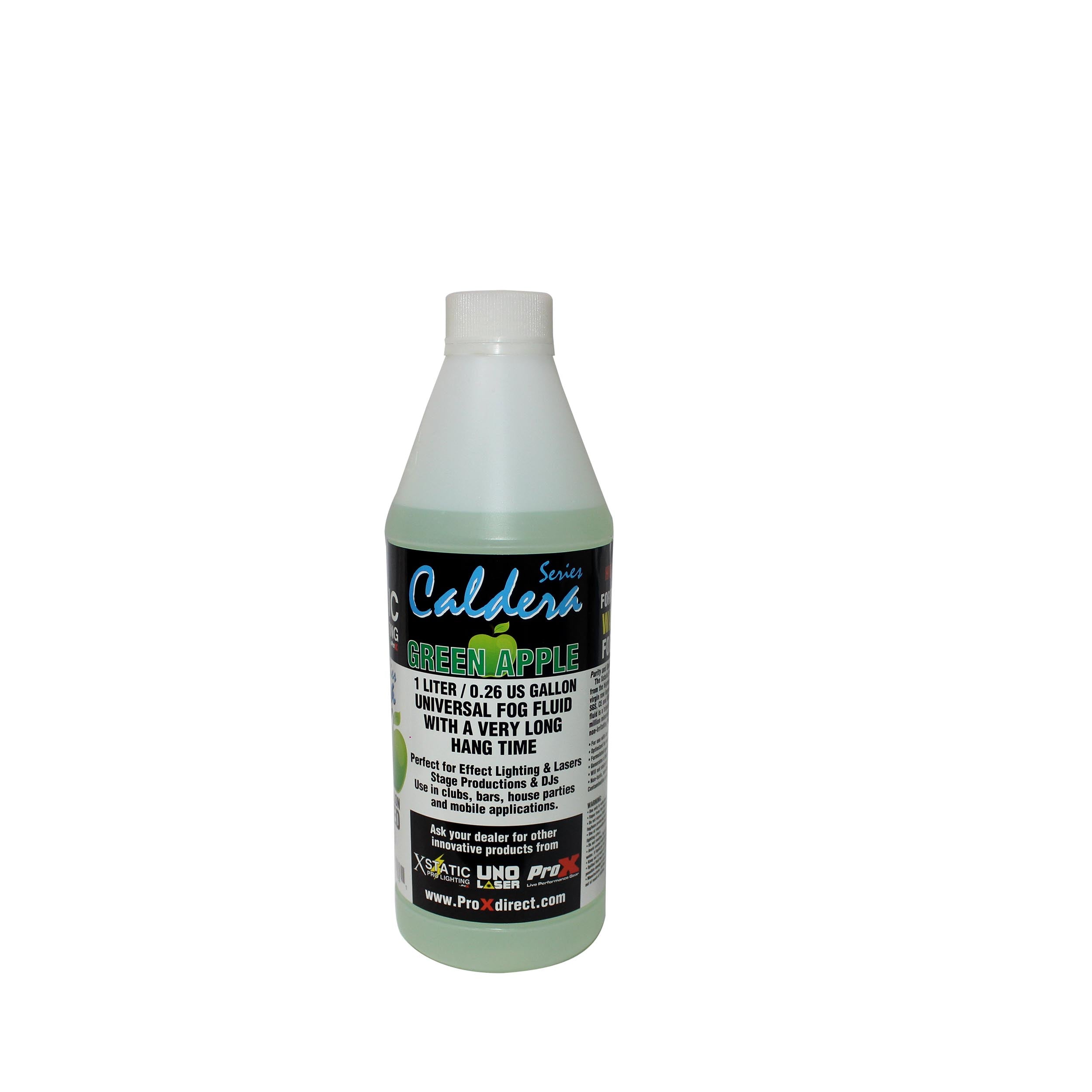 GREEN APPLE DJ Fog Fluid Water Based Fog Machine Liquid Replacement – 1 Quart