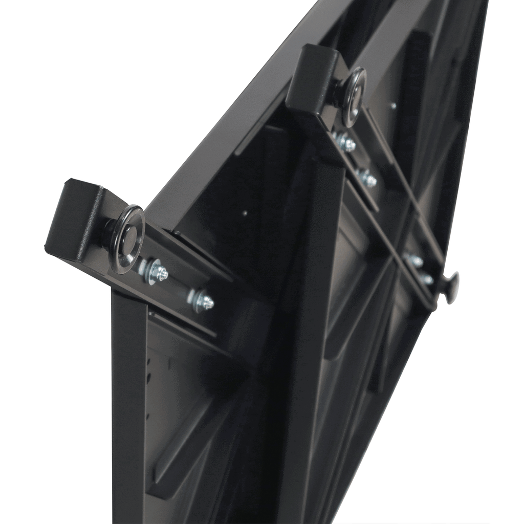 Pair of Black Moving Head or Lighting Speaker Totem DJ Stand with Carrying Bags by Humpter