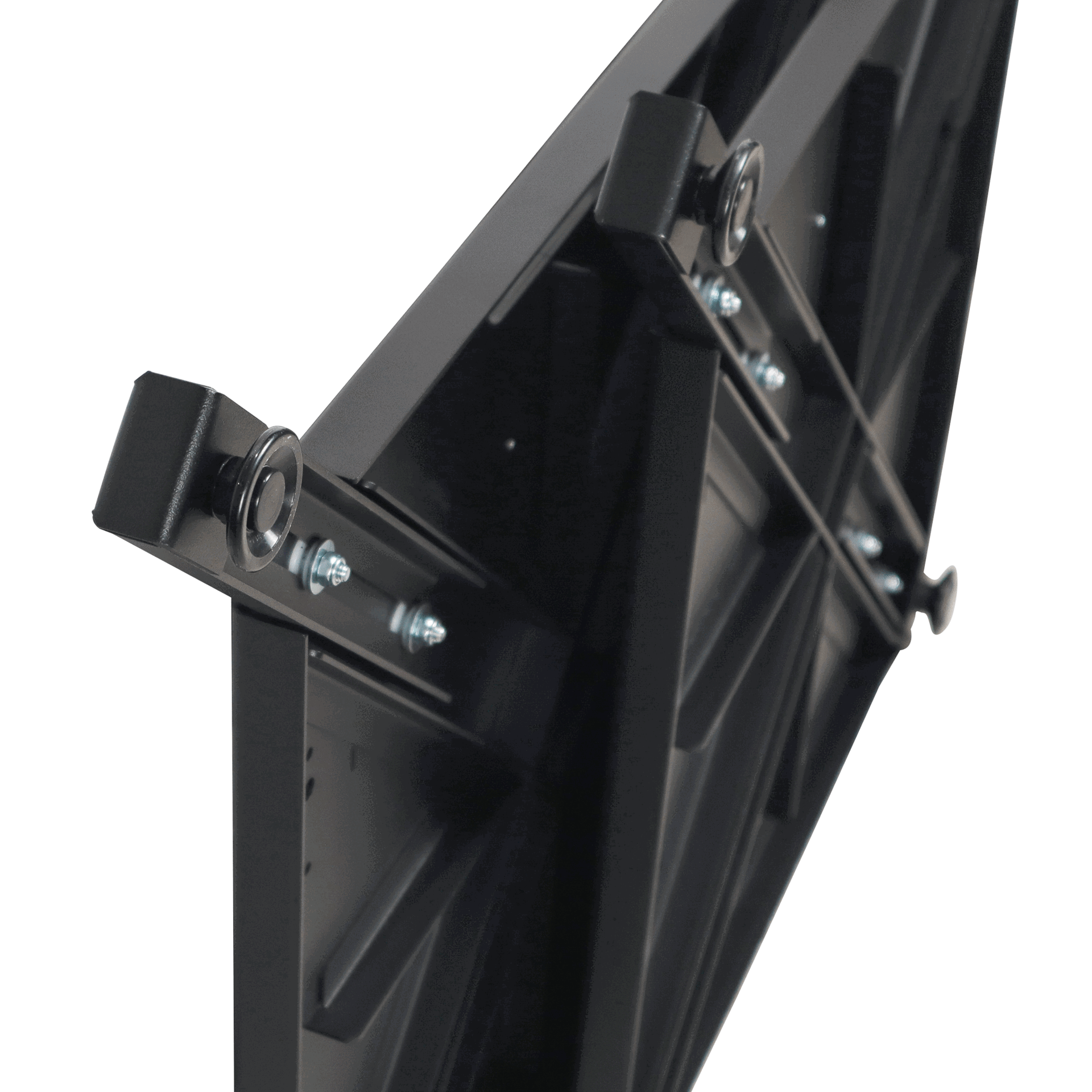 Pair of Black Moving Head or Lighting Speaker Totem DJ Stand with Carrying Bags by Humpter