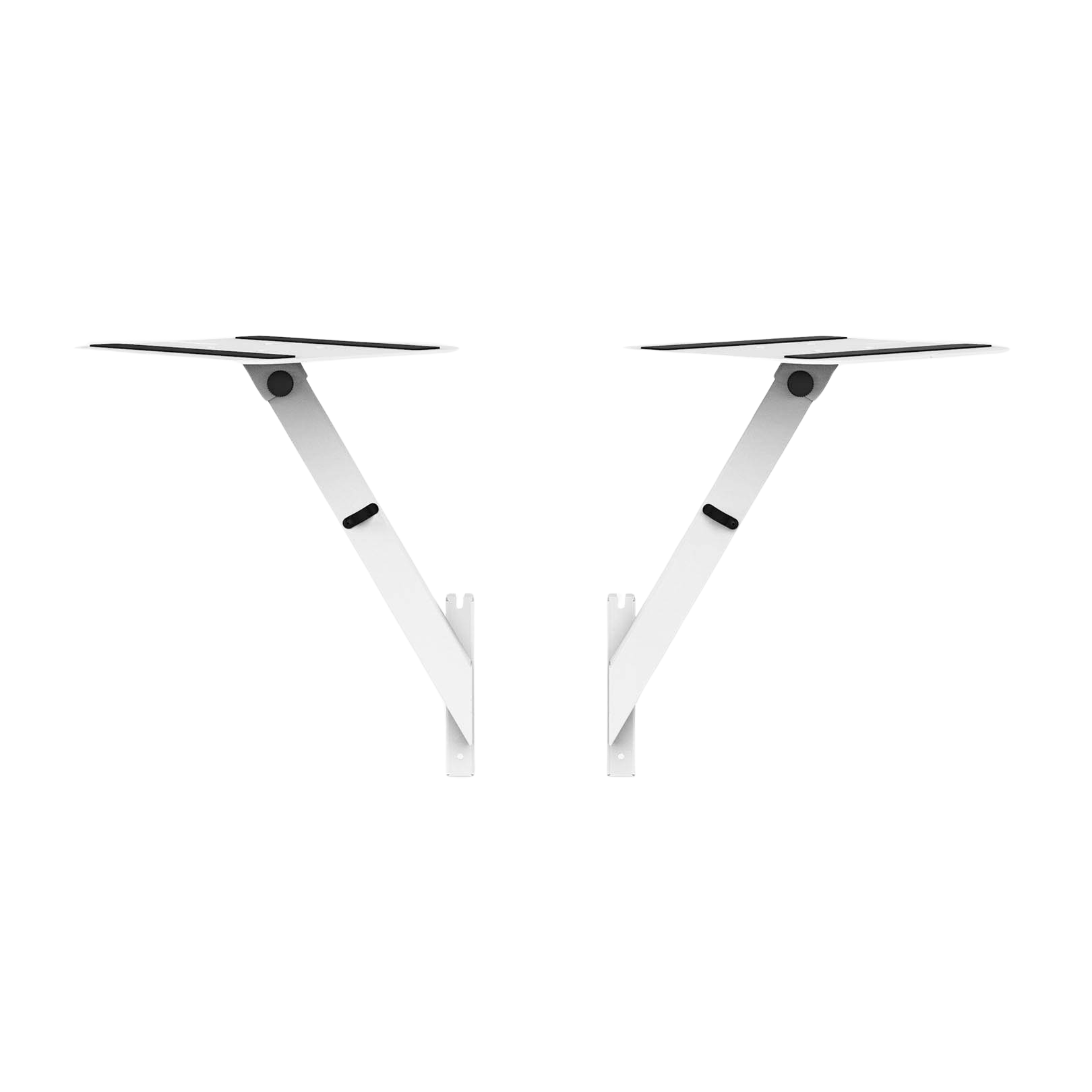 Humpter Cube Side Shelves 45 degree in White