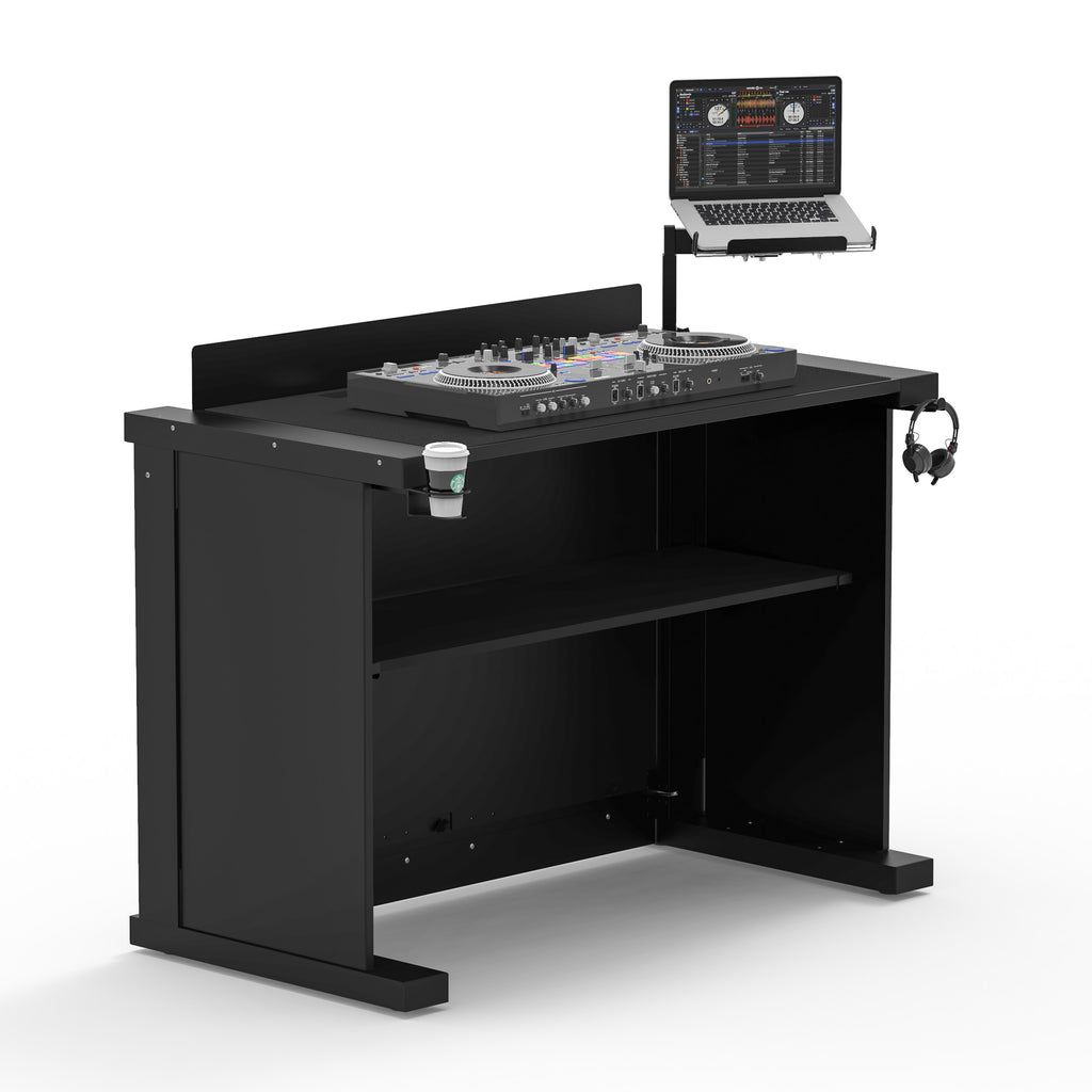 BLACK B3 Quick Folding DJ Controller Turntable CD-J Facade Table Workstation by Humpter
