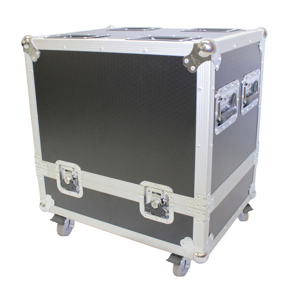 Line Array Flight Case for 2 RCF HDL6-A HDL26-A Speakers W/Wheels