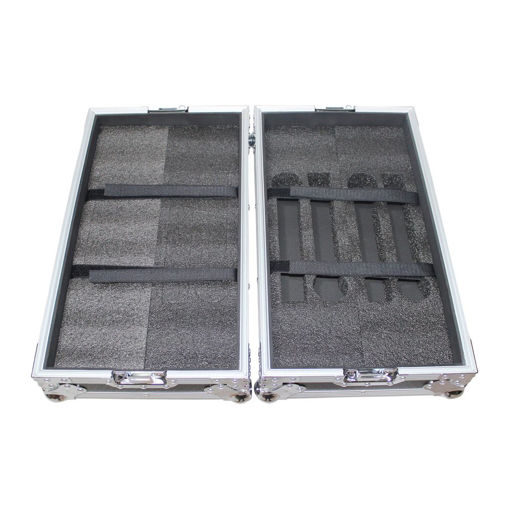 ATA Flight Case with 2U Drawer for Wireless Microphone Receiver External Drive Modular Midi Mounting Storage