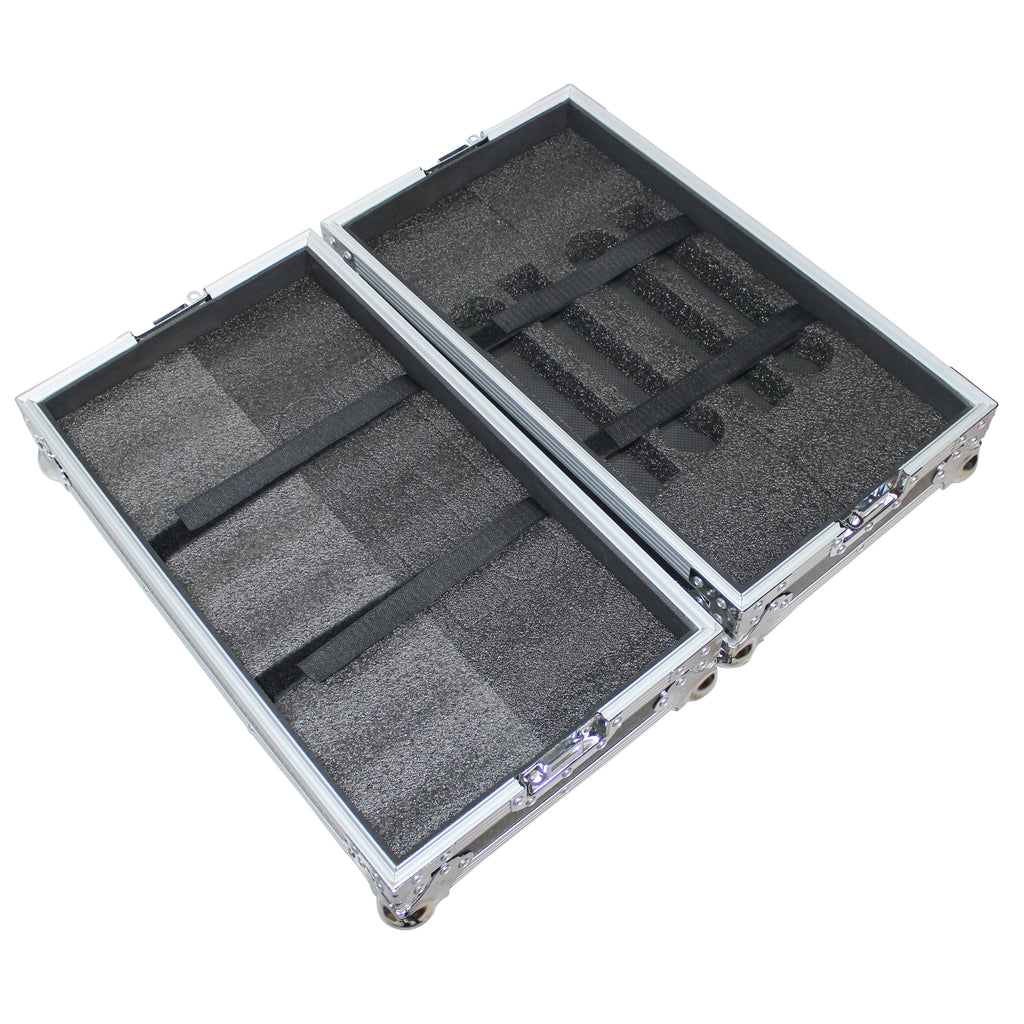 ATA Flight Case with 2U Drawer for Wireless Microphone Receiver External Drive Modular Midi Mounting Storage