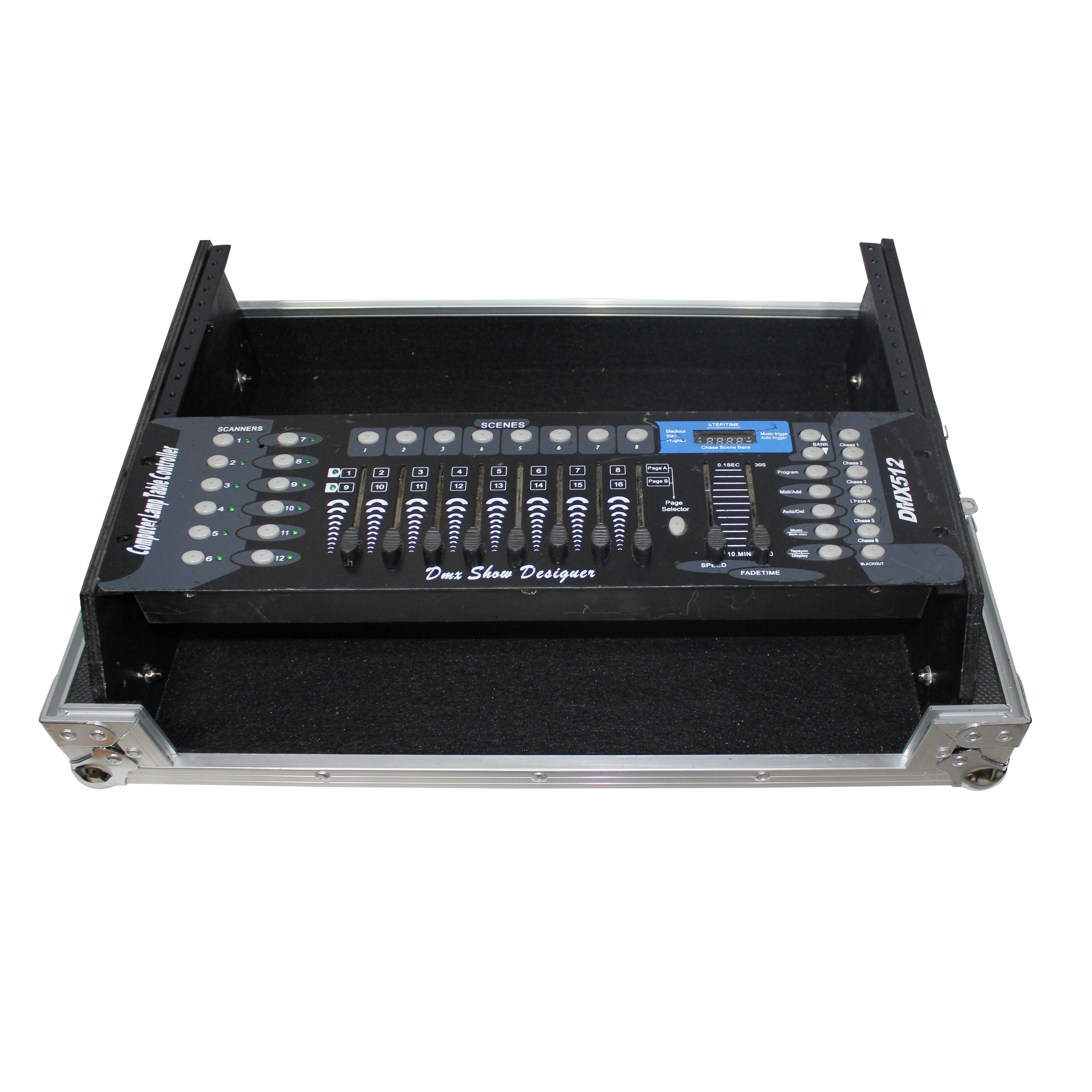 Rack Mount 19" Mixer Case 7U Top Slant Removable Front Panel fits Gemini CDM-4000