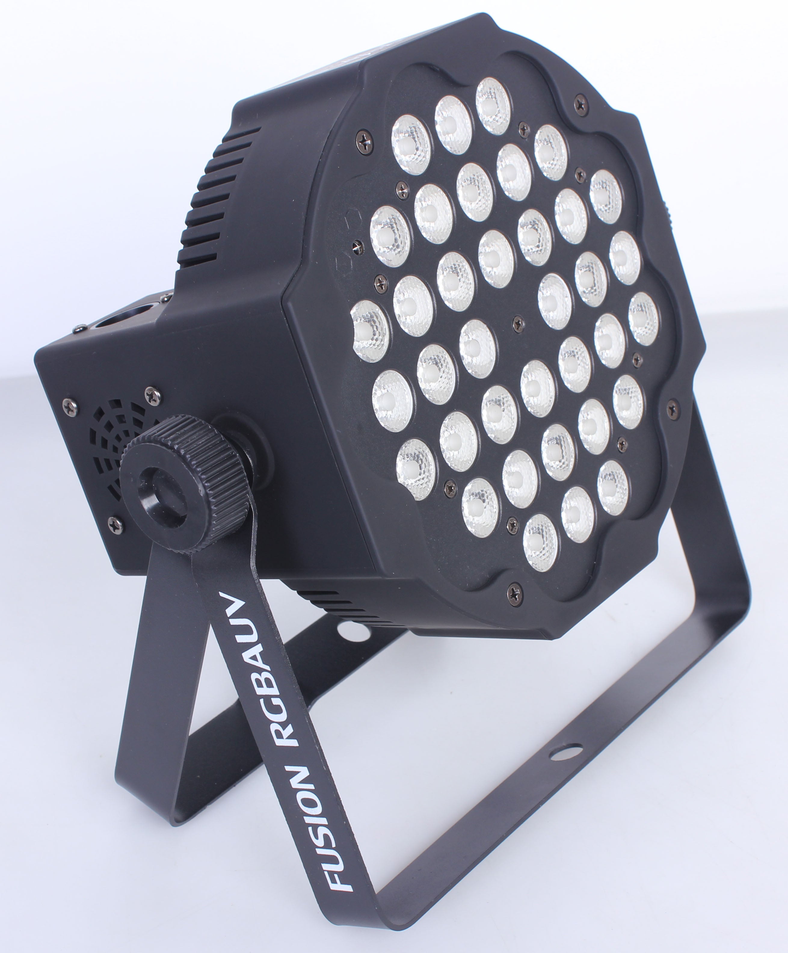 Fusion RGBWA Par 36x 1W LED Slim Par Black Housing