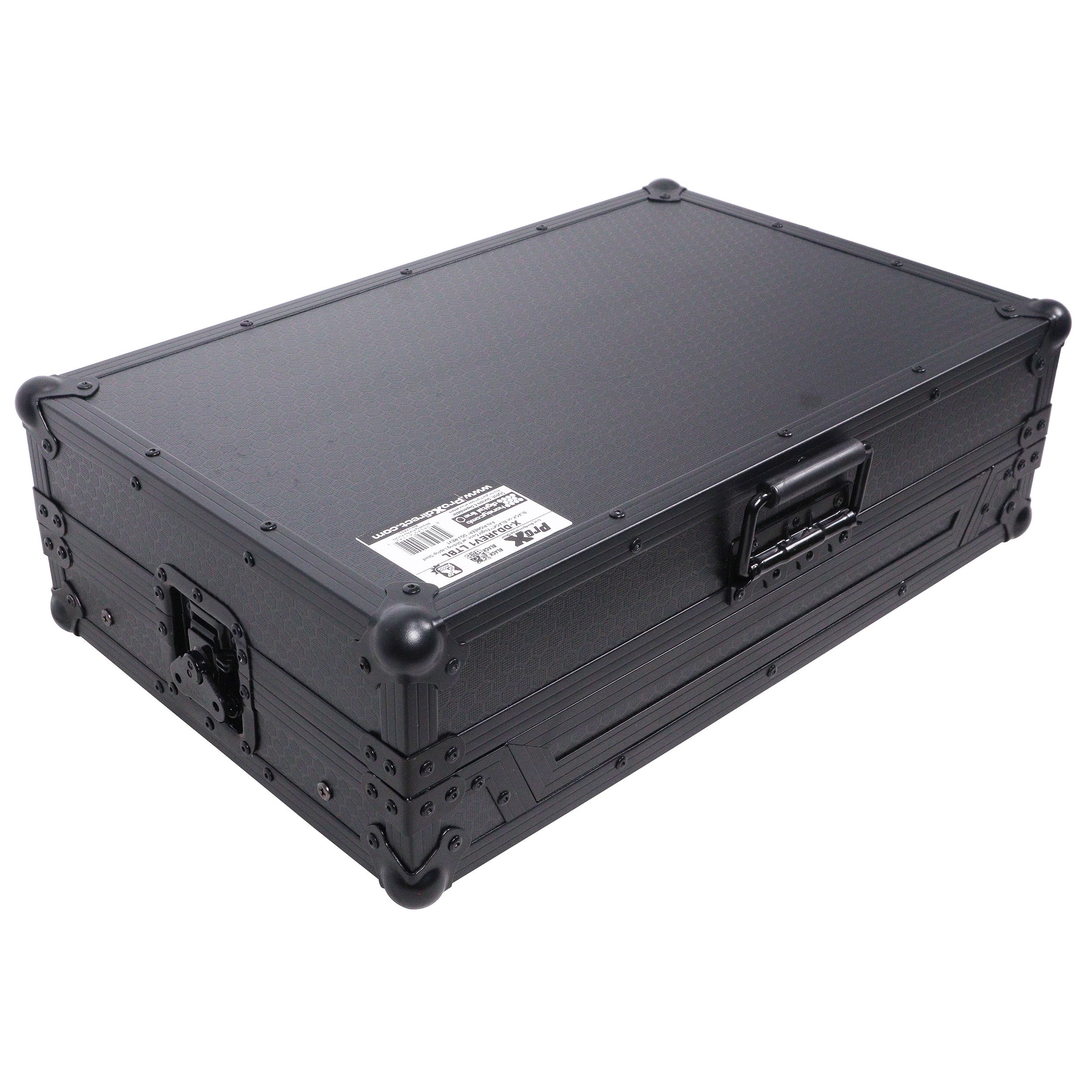 ATA Flight Case For Pioneer DDJ-REV1 DJ Controller with Laptop Shelf - Black