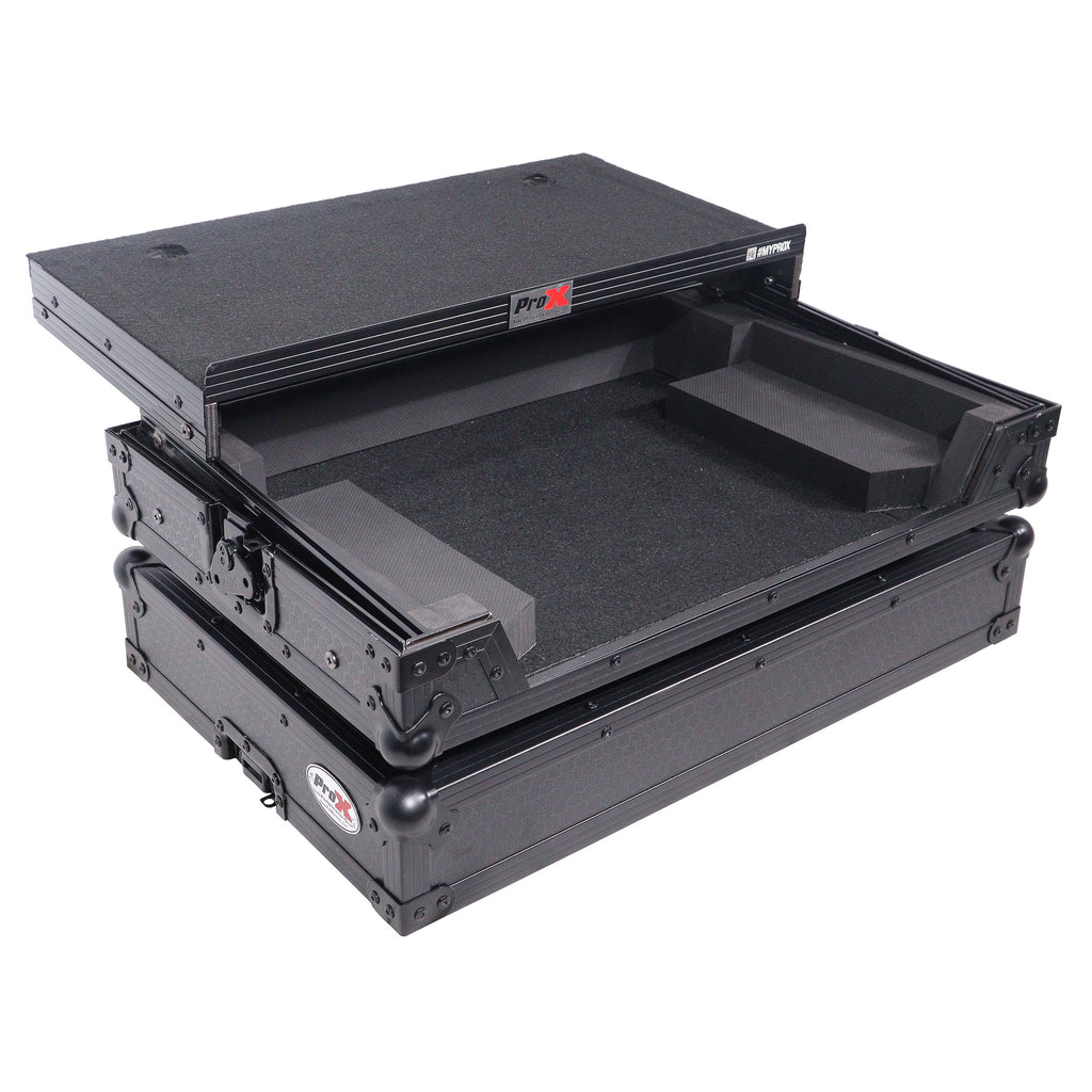 ATA Flight Case For Pioneer DDJ-REV1 DJ Controller with Laptop Shelf - Black