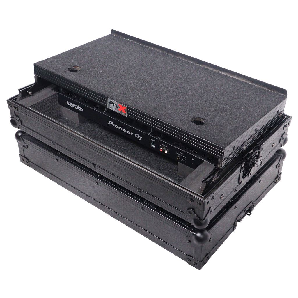ATA Flight Case For Pioneer DDJ-REV1 DJ Controller with Laptop Shelf - Black