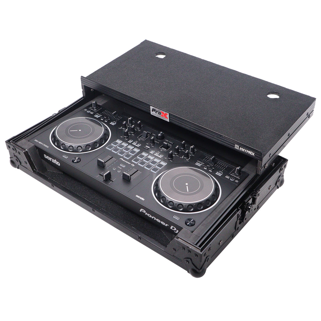 ATA Flight Case For Pioneer DDJ-REV1 DJ Controller with Laptop Shelf - Black