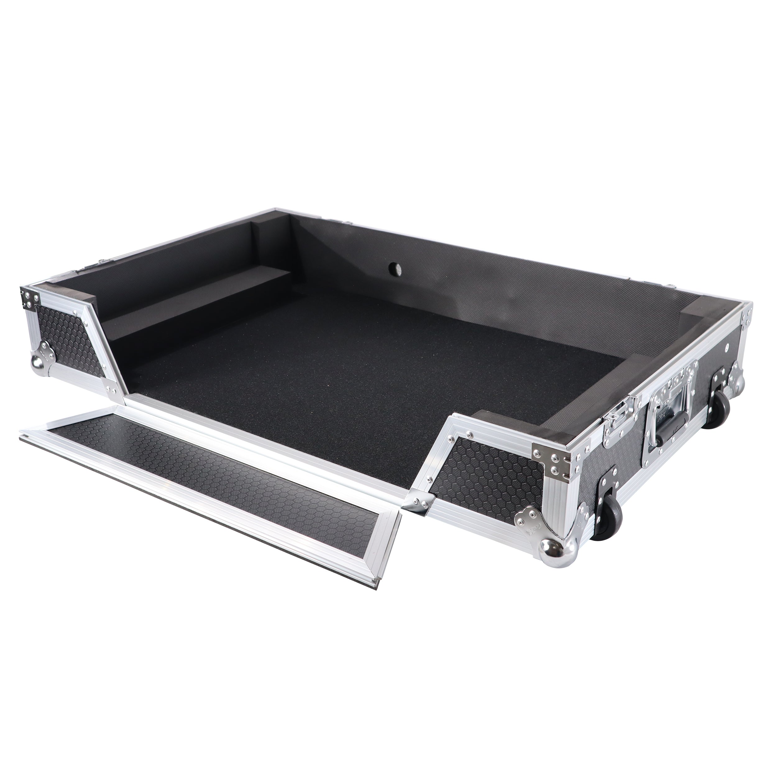 ATA Flight Case for Pioneer DDJ-FLX6 DJ Controller with 1U Rack Space and Wheels