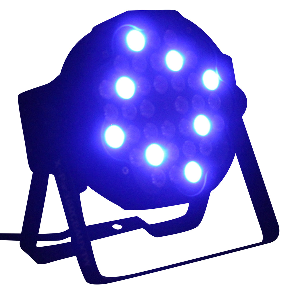 Fusion RGBWA Par 36x 1W LED Slim Par Black Housing
