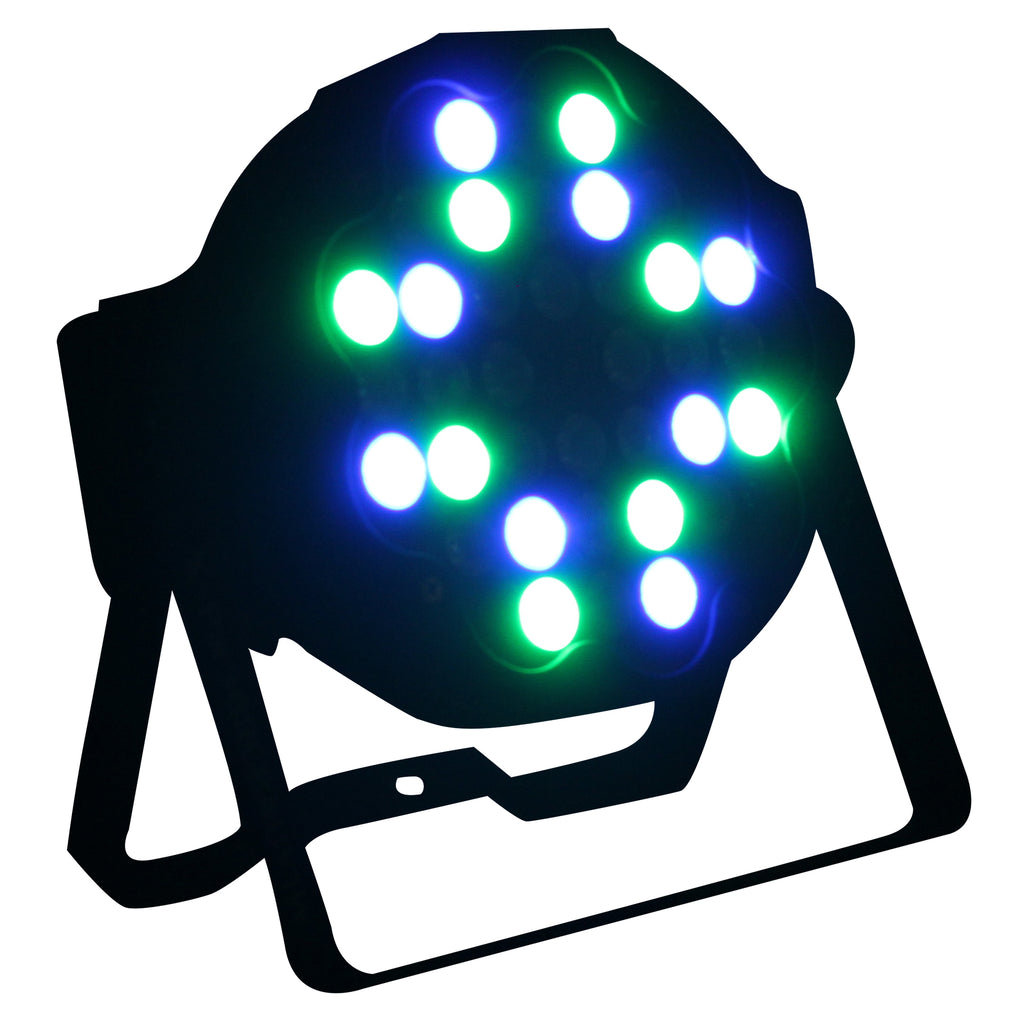 Fusion RGBWA Par 36x 1W LED Slim Par Black Housing
