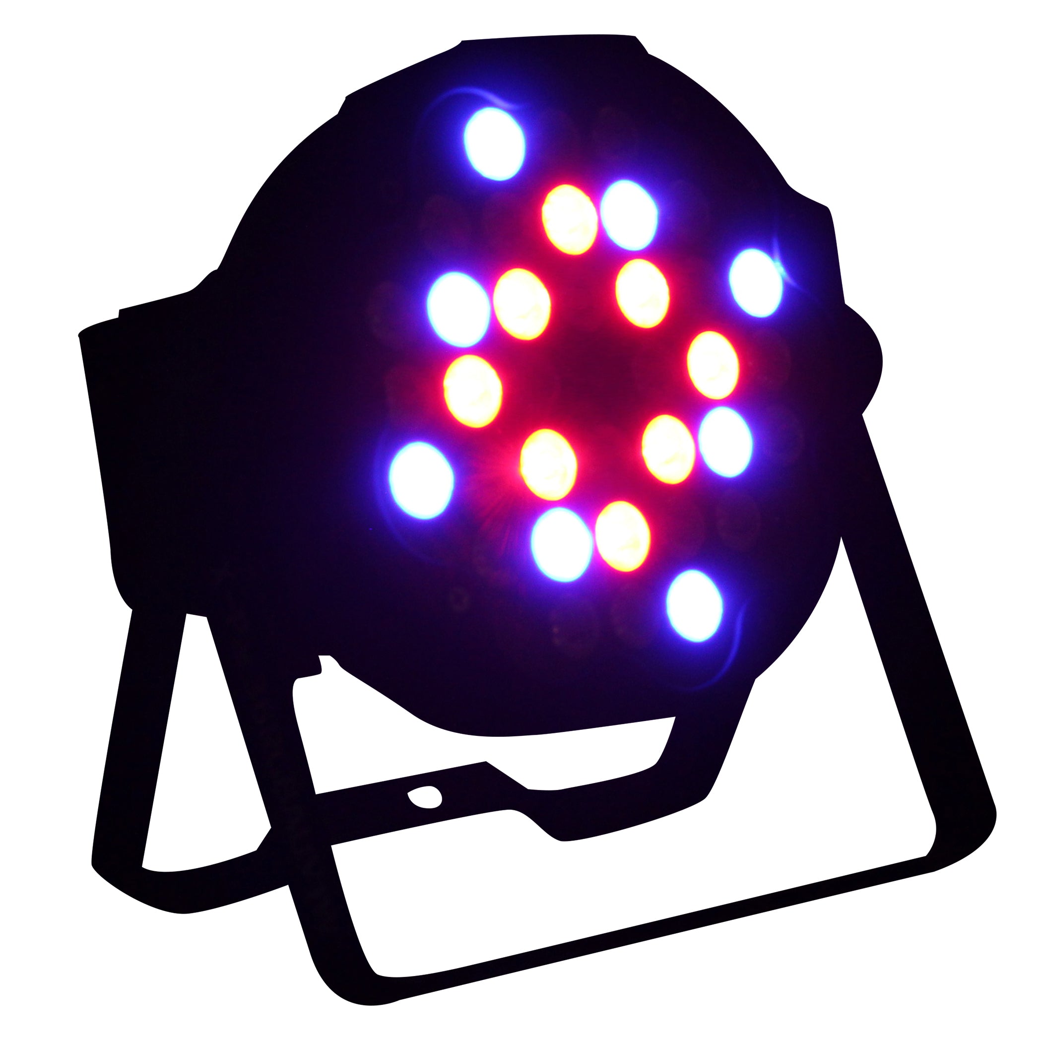 Fusion RGBWA Par 36x 1W LED Slim Par Black Housing