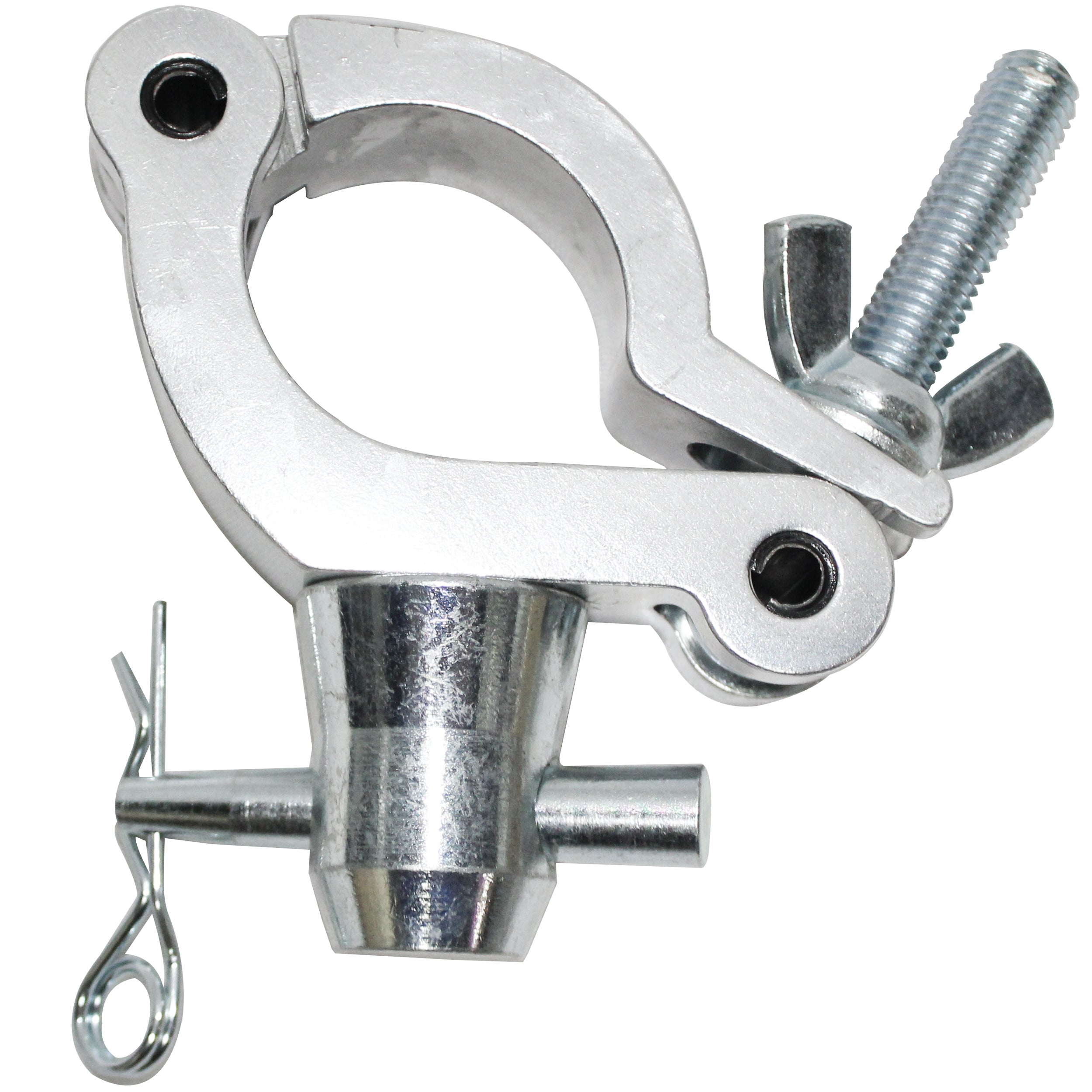 24PCS Aluminum Side Entry Pro M10 Truss Clamp with Half Conical for 2" Truss Tube Capacity 661 lbs.