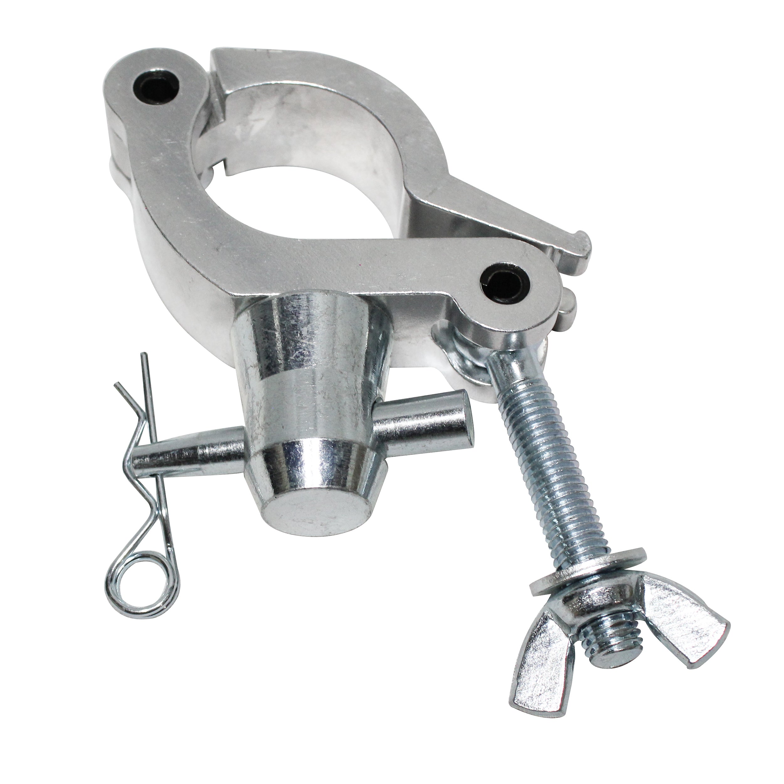 24PCS Aluminum Side Entry Pro M10 Truss Clamp with Half Conical for 2" Truss Tube Capacity 661 lbs.